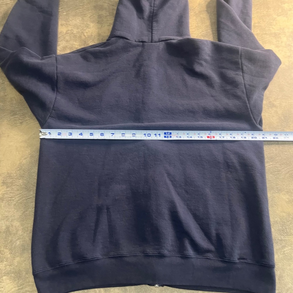 Lee Zip Up Hoodie Mens L Navy Blue USPS United States Postal Service Logo Heavy - Picture 6 of 11